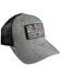 Howitzer Men's Camo Flag Logo Patch Mesh Back Trucker Cap, Heather Grey, hi-res