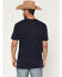 Image #4 - Moonshine Spirit Men's R and R Eagle Short Sleeve Graphic T-Shirt, Navy, hi-res