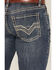 Image #4 - Rock & Roll Denim Men's Revolver Medium Wash Slim Straight Stretch Denim Jeans, Medium Wash, hi-res