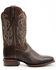 Image #2 - Idyllwind Women's Giddy Up Leather Western Boot - Broad Square Toe, Chocolate, hi-res