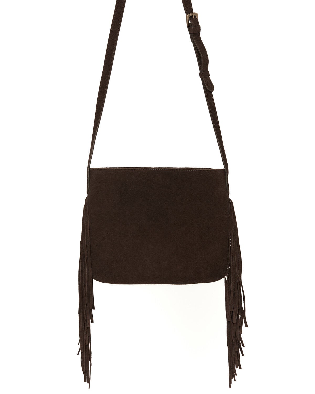 Image #4 - Shyanne Women's Briarwood Fringe Tooled Crossbody Bag, Brown, hi-res
