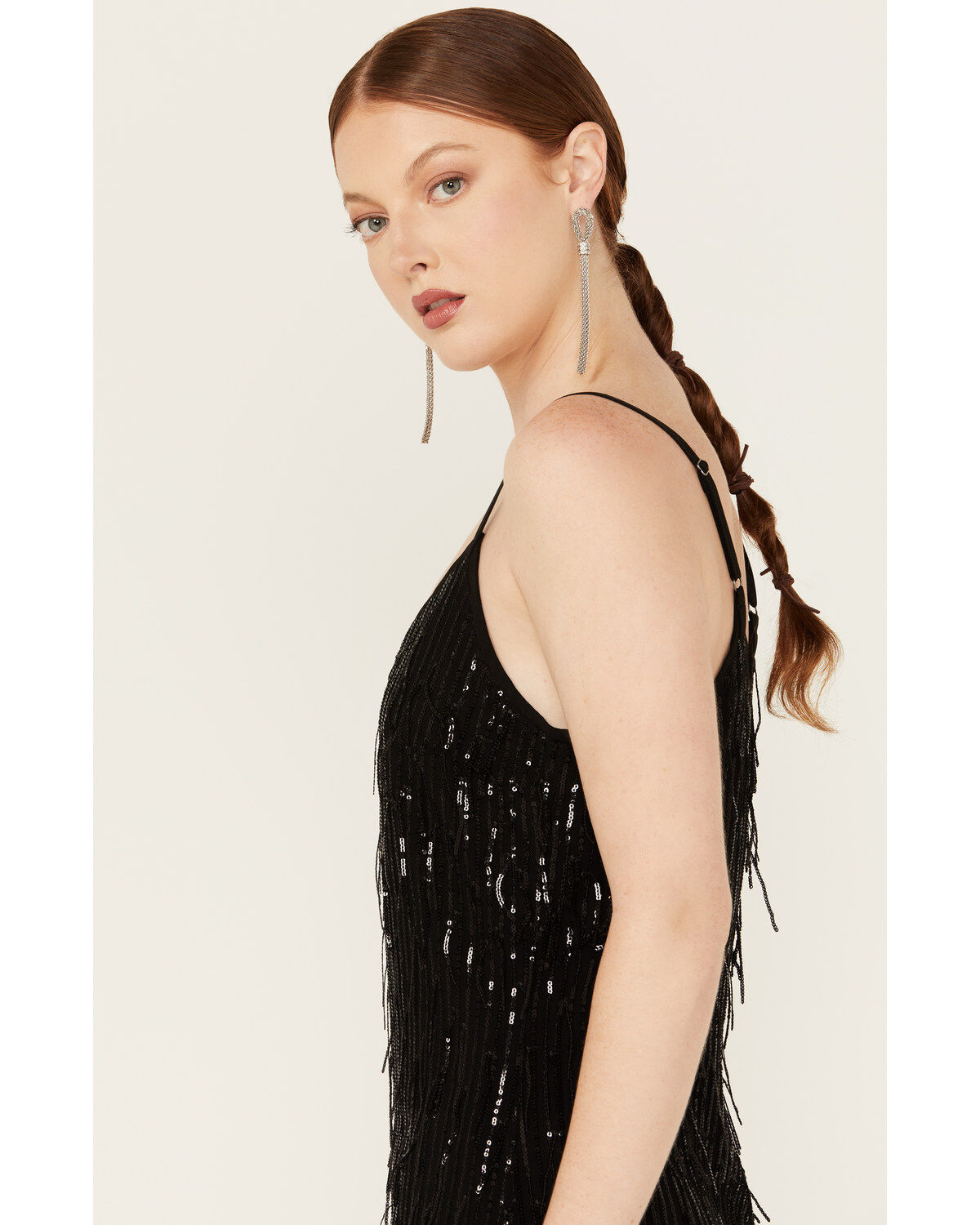 Image #2 - Shyanne Women's Fringe Slip Mini Dress, , hi-res