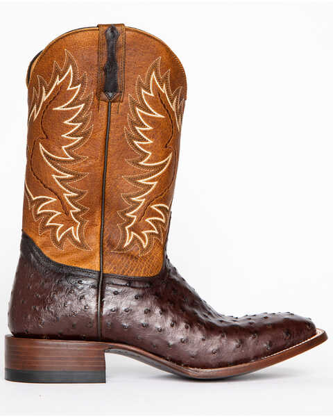 Image #2 - Cody James Men's Ostrich Tobacco Exotic Boots - Wide Square Toe , , hi-res