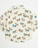 Image #3 - Shyanne Toddler Girls' Horse Print Long Sleeve Pearl Snap Stretch Western Shirt, Cream, hi-res