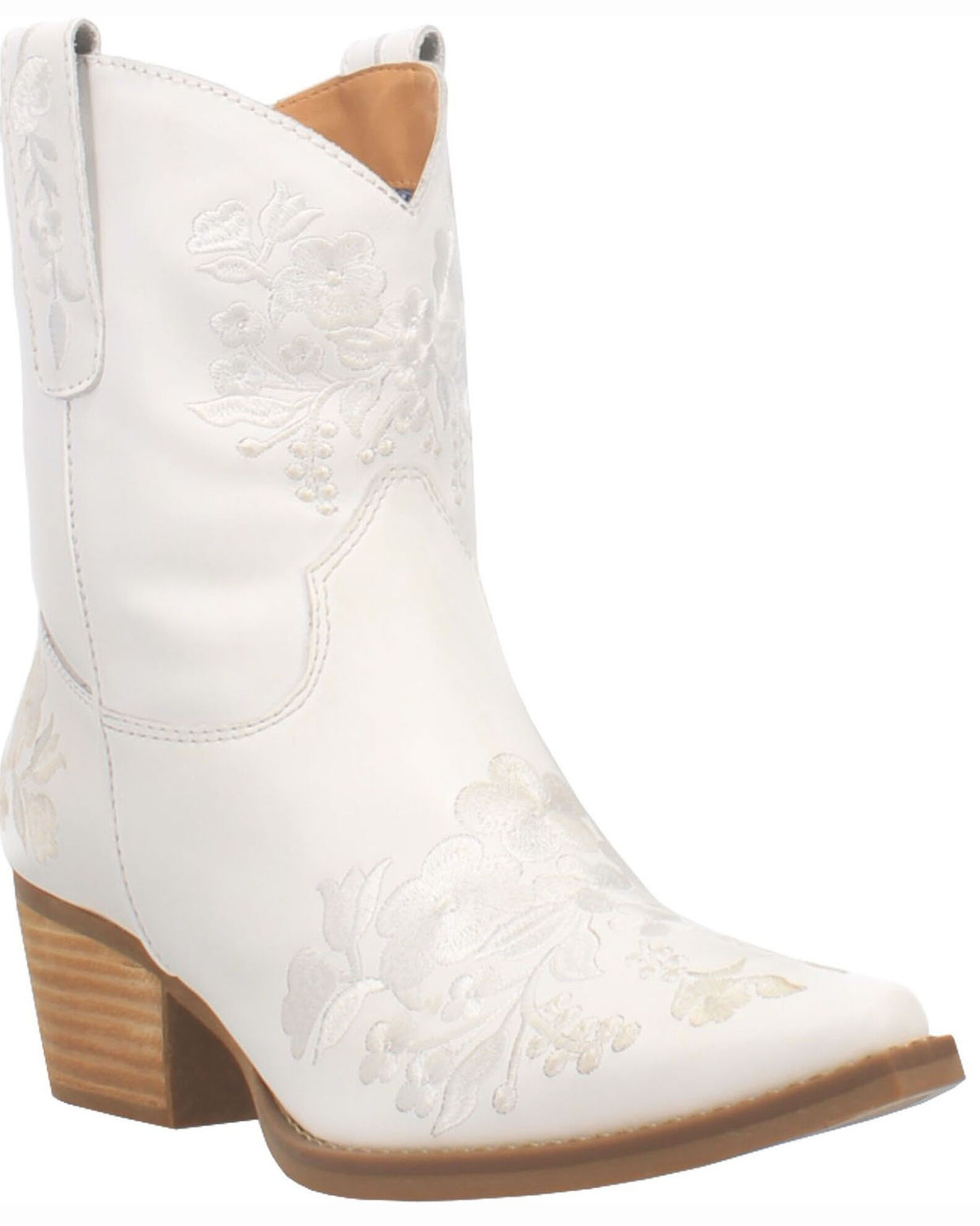 Snip toe top western booties