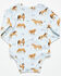 Image #3 - Angel Dear Infant Boys' Horse Print Long Sleeve Onesie, Blue, hi-res