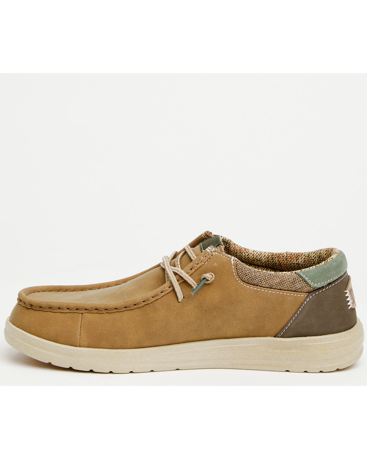 Image #3 - HEYDUDE Men's Paul Casual Moc Shoes, Brown, hi-res