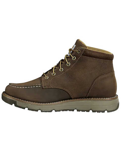 Image #3 - Carhartt Men's Millbrook 5" Work Boots - Moc Toe, Brown, hi-res