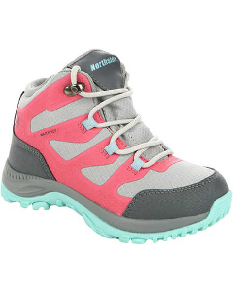 Image #1 - Northside Girls' Hargrove Mid Lace-Up Waterproof Hiking Boots - Soft Toe , , hi-res