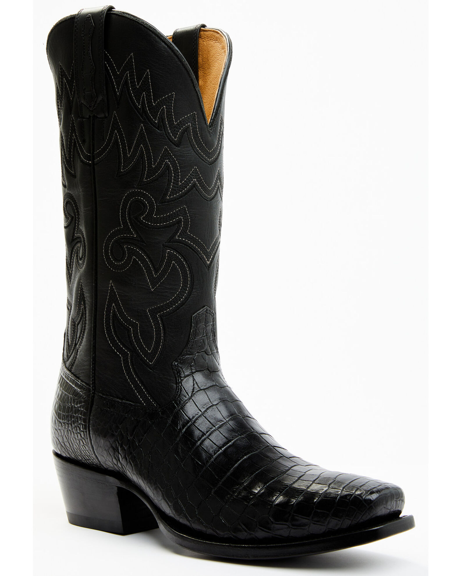 Mens cowboy hotsell boots alligator