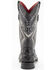 Image #4 - Ferrini Women's Bronco Western Boots - Square Toe, Black, hi-res