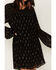 Image #3 - Idyllwind Women's Jolly Metallic Clip Dot Mini Dress, Black, hi-res