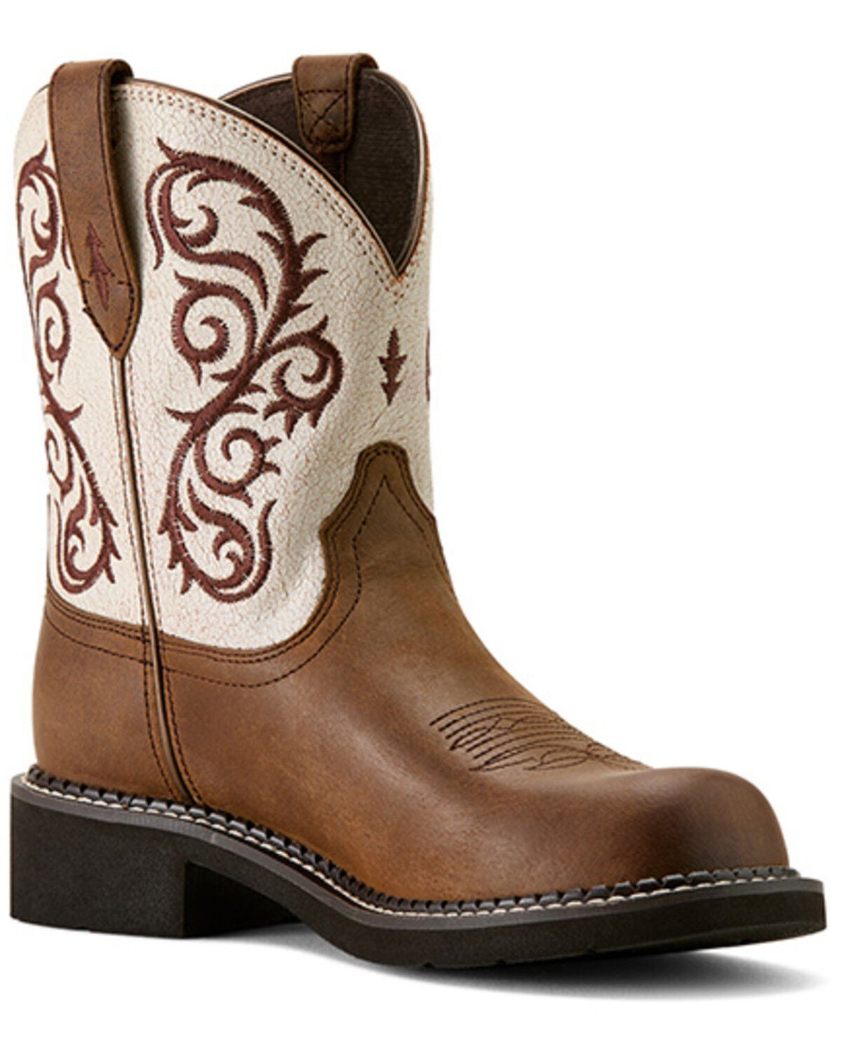 Ariat Women's Fatbaby Heritage Lilah Western Boots - Round Toe, Brown, hi-res