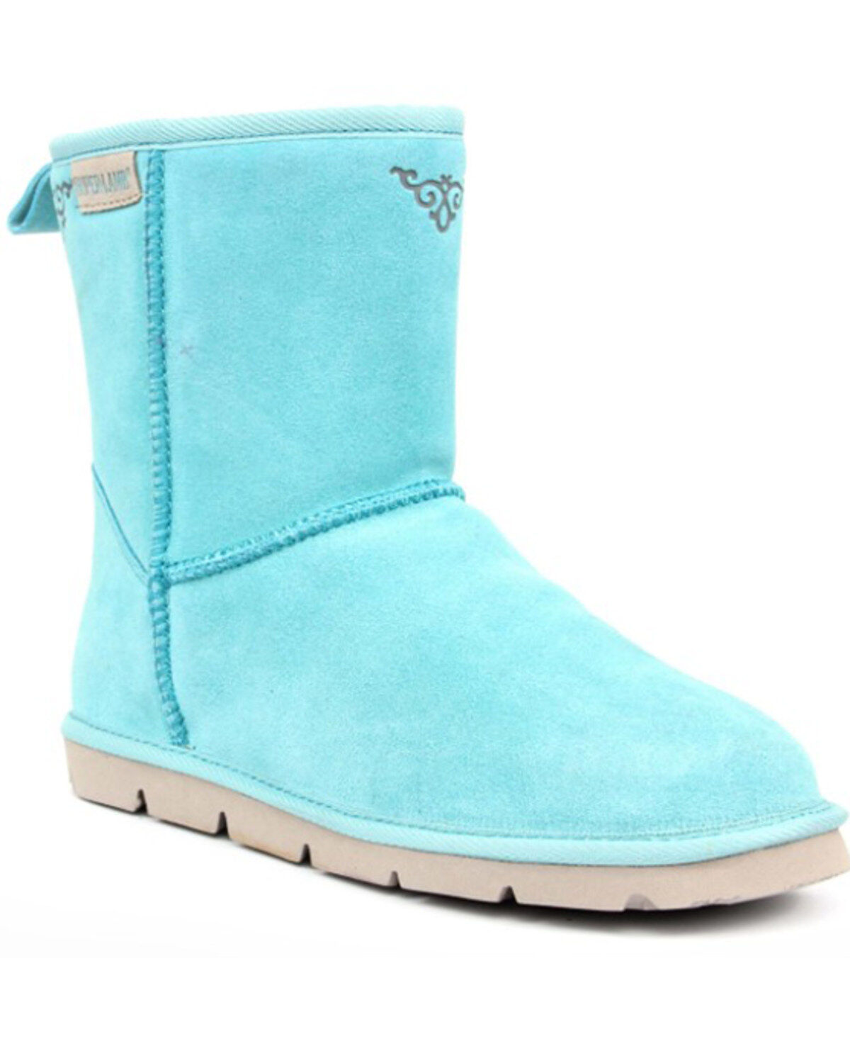 Image #1 - Superlamb Women's Argali 7.5" Suede Leather Pull On Casual Boots - Round Toe, , hi-res