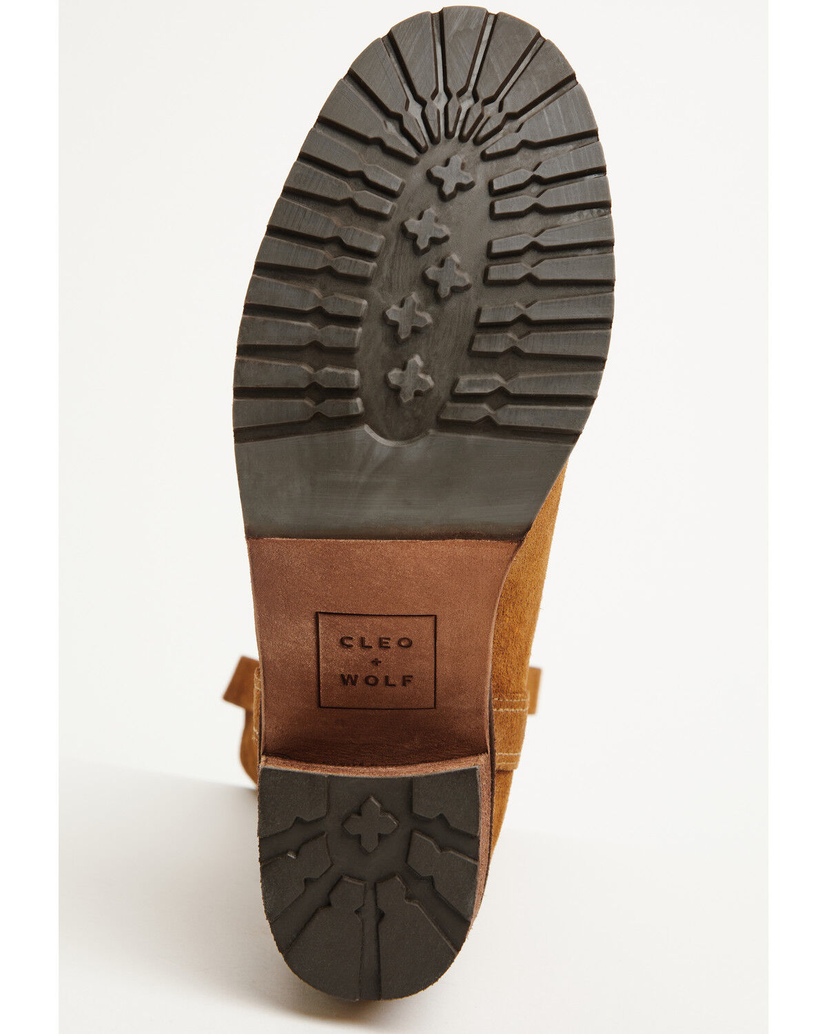 Image #7 - Cleo + Wolf Women's Scout Suede Fashion Boots - Round Toe, Cognac, hi-res