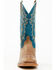 Horse Power Men's Western Boots - Broad Square Toe , Blue, hi-res