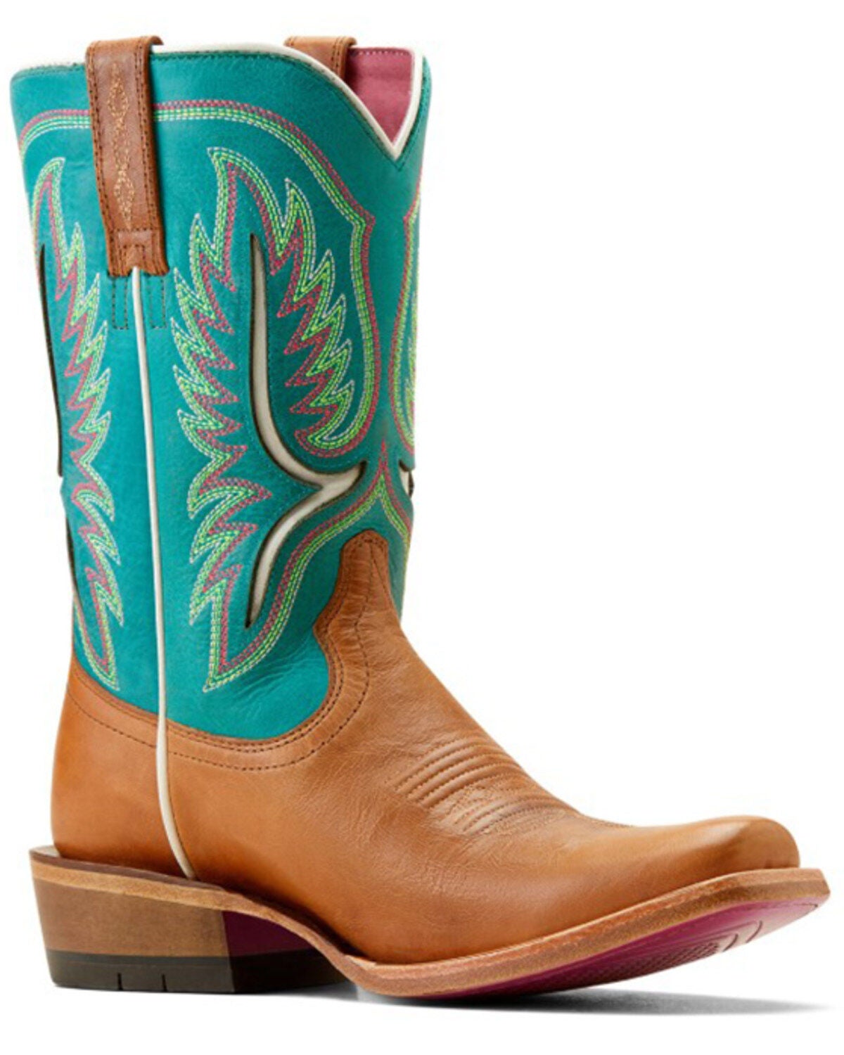 Ariat Women's Futurity Colt Western Boots - Square Toe, Brown, hi-res