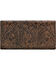 Image #1 - American West Women's Distressed Charcoal Brown Annie's Secret Tri-Fold Wallet, Brown, hi-res