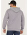 Brothers & Sons Men's French Terry Anorak 1/4 Zip Hooded Pullover, Dark Grey, hi-res