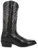Image #2 - Dan Post Men's Mignon Western Boots - Round Toe, Black, hi-res