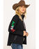 Ariat Women's Classic Team Mexico Flag Softshell Jacket, Black, hi-res