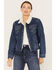 Levi's Women's Worn In Original Sherpa Trucker Jacket, Blue, hi-res