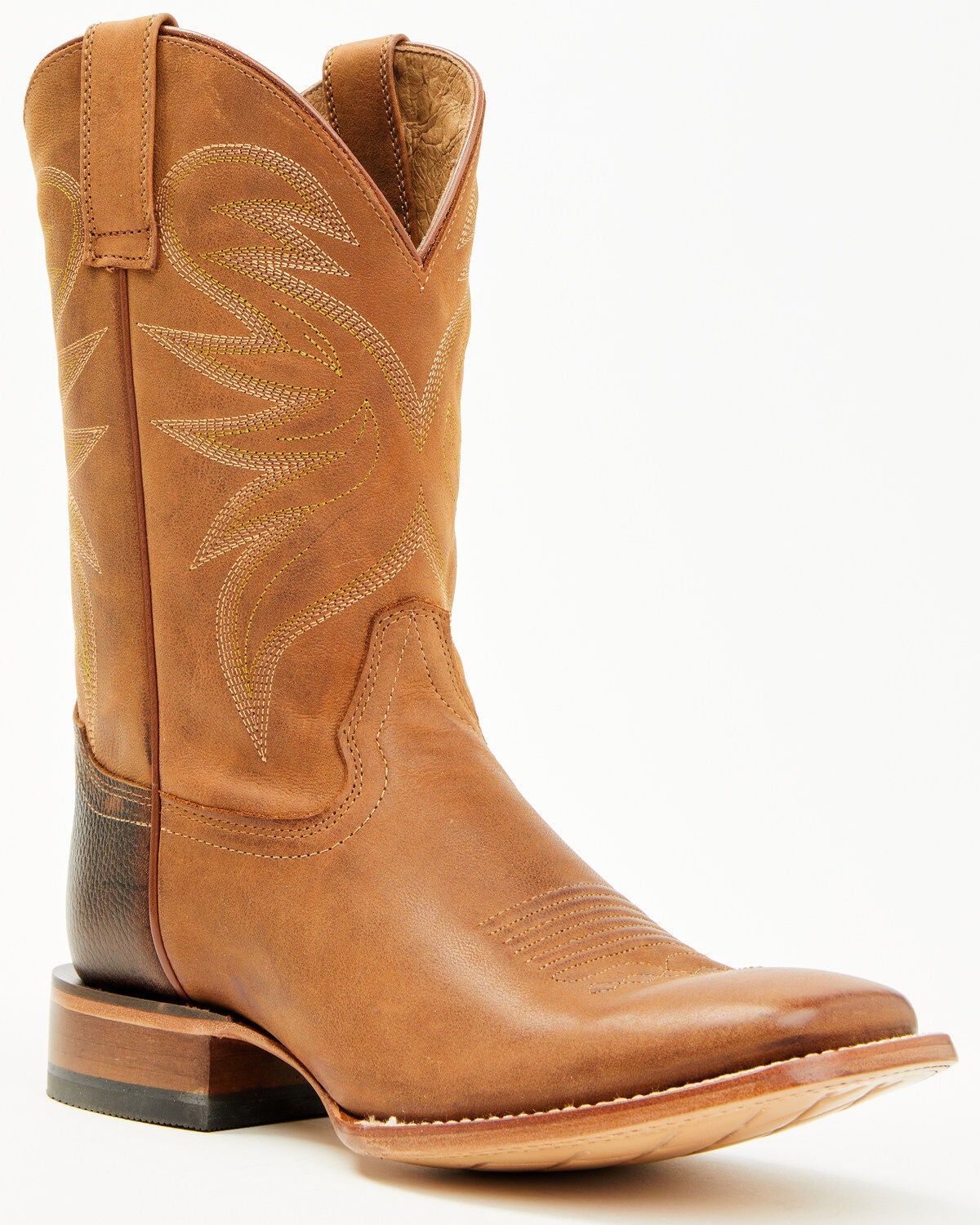 Cody James Men's McBride Roughout Western Boots - Broad Square Toe, Tan, hi-res