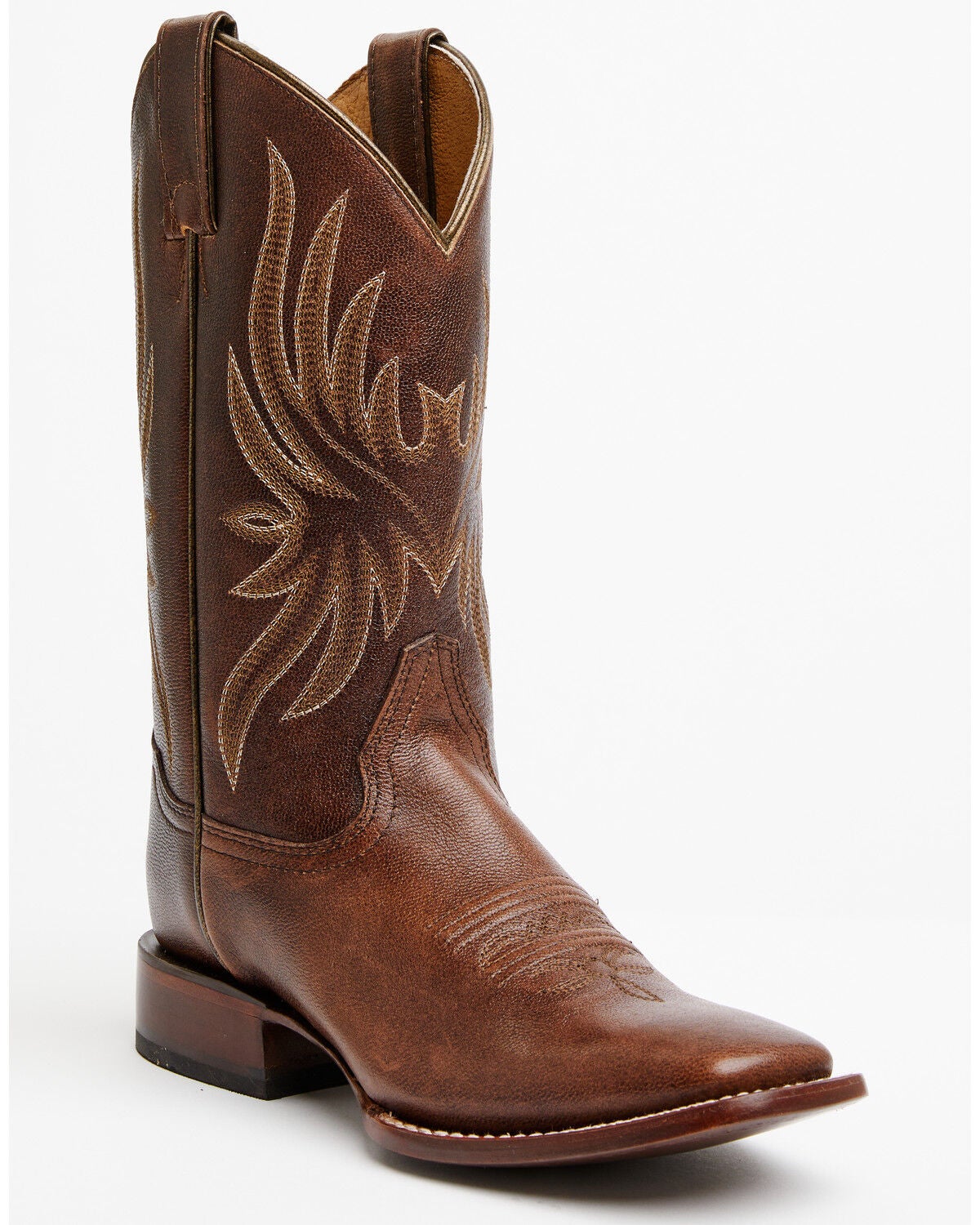 Shyanne Women's Erin Western Boots - Broad Square Toe, Brown, hi-res