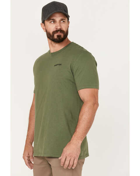 Browning Men's Kryptek Flag Short Sleeve Graphic T-Shirt, Olive, hi-res