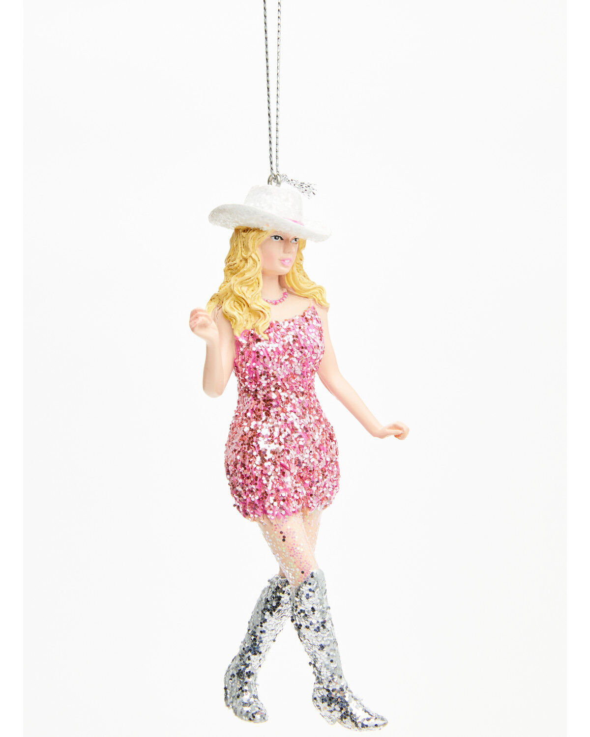 Image #1 - Kurt Adler Women's Nashville Cowgirl Ornament, Multi, hi-res