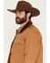 Image #2 - Ely Walker Men's Unlined Canvas Trucker Jacket, Tan, hi-res