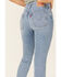 Levi's Women's 501 Medium Wash Mid Rise Distressed Skinny Jeans, Blue, hi-res