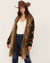 Image #1 - Panhandle Women's Southwestern Print Fur Trim Cardigan, , hi-res