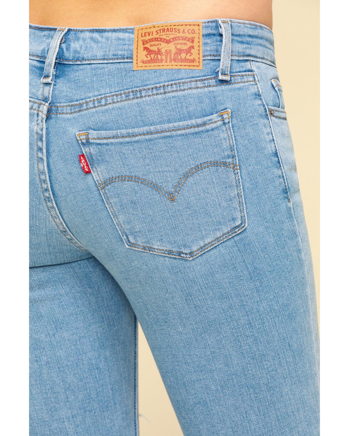 levi's 711 distressed skinny jeans