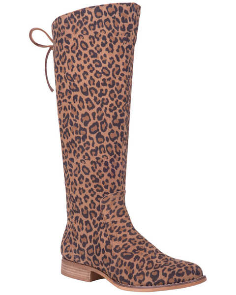 Dingo Women's Alameda Western Boots - Round Toe, Leopard, hi-res