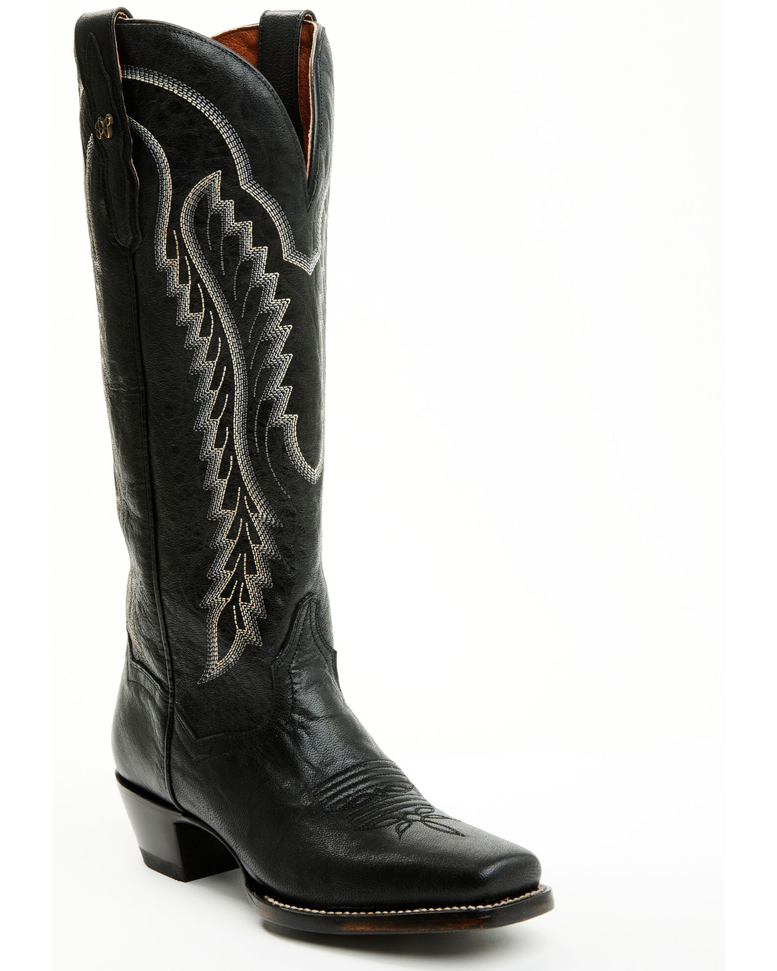Tall square toe cowgirl boots clearance