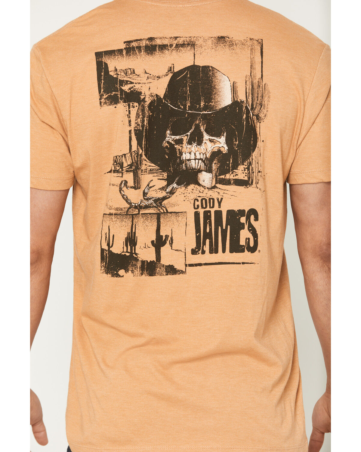 Image #4 - Cody James Men's Scorpion Short Sleeve Graphic T-Shirt, Gold, hi-res