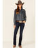 Image #1 - Kimes Ranch Women's Dark Wash Audrey Bootcut Jeans, Blue, hi-res