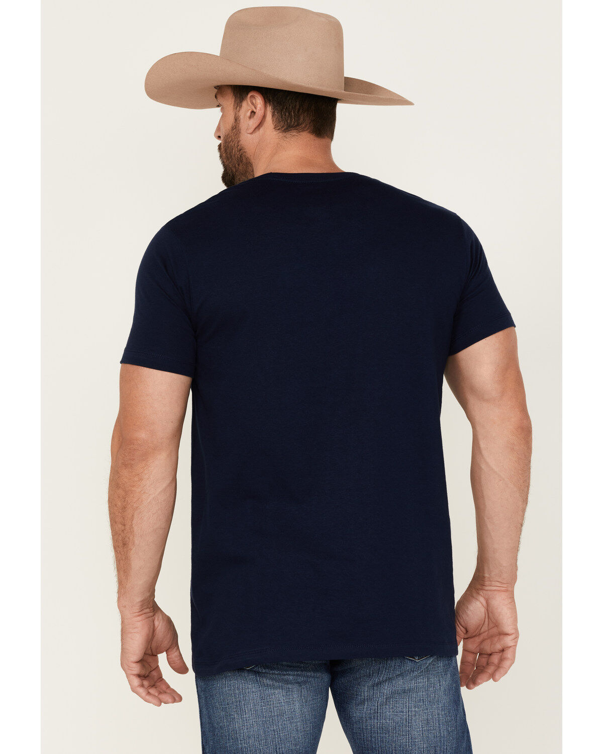 Image #4 - Cody James Men's Cactus Player Graphic Short Sleeve T-Shirt, Navy, hi-res
