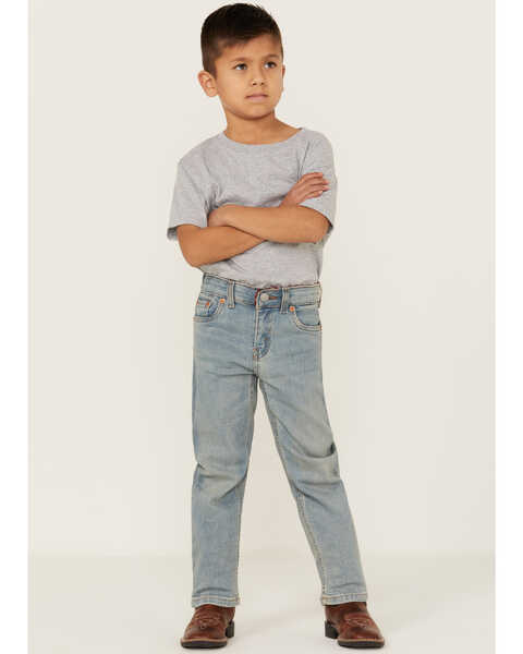 Levi's Boys' 514 Straight Leg Jeans, Blue, hi-res