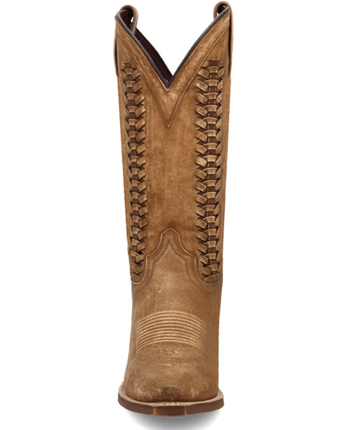 Image #4 - Laredo Women's Ashlee Western Boots - Snip Toe, Tan, hi-res