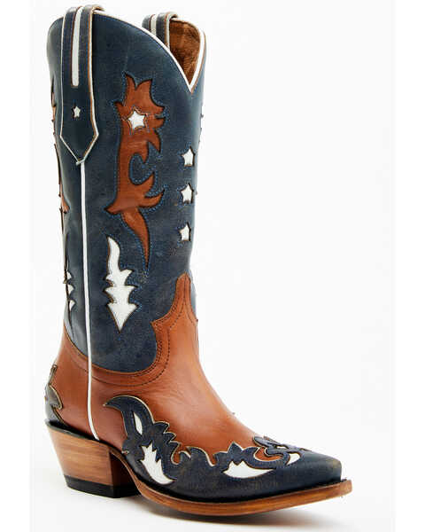Idyllwind Women's Sway Western Boots - Snip Toe, Blue, hi-res