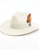 Idyllwind Women's Hollydale Drive Grossgrain Band Wool Felt Western Hat, Cream, hi-res