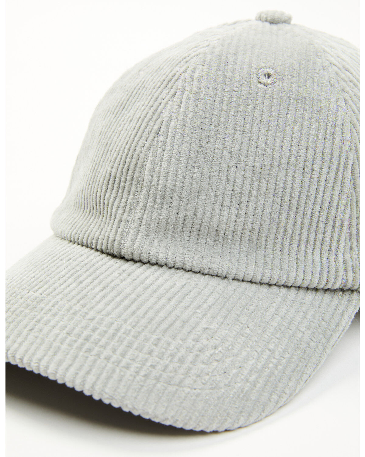 Image #2 - Cleo + Wolf Women's Solid Corduroy Ball Cap, Grey, hi-res