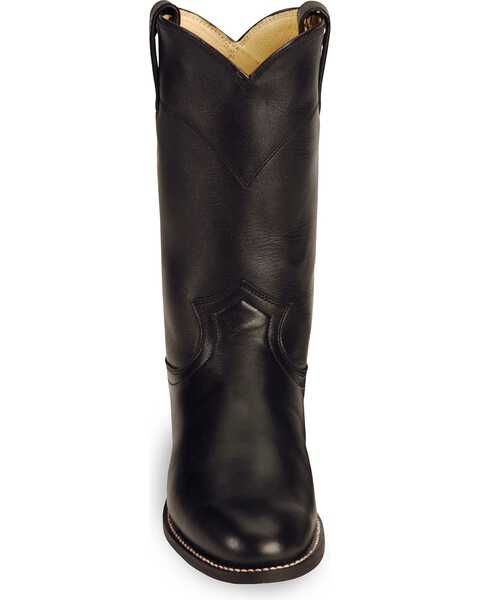 Image #4 - Justin Women's Original Black Roper Boots - Round Toe, Black, hi-res