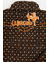 Image #3 - Cowboy Hardware Infant Boys' Geo Print Long Sleeve Snap Onesie, Brown, hi-res