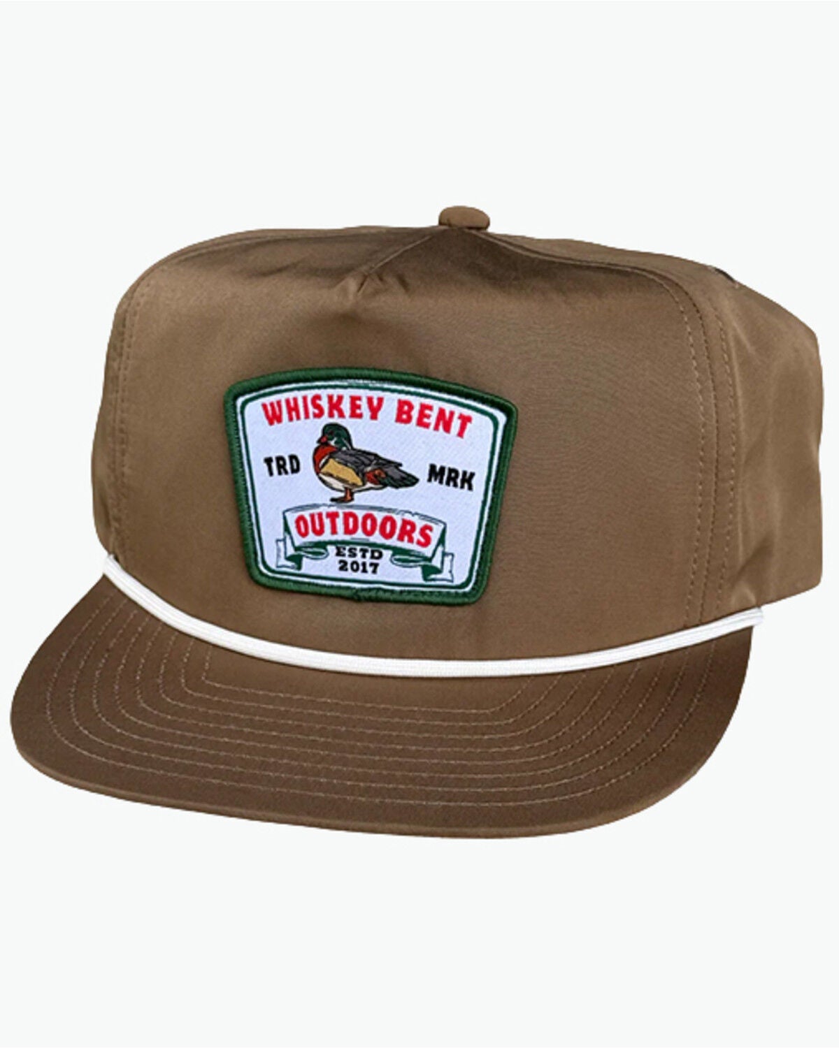 Image #1 - Whiskey Bent Men's The Woody Ball Cap, Brown, hi-res