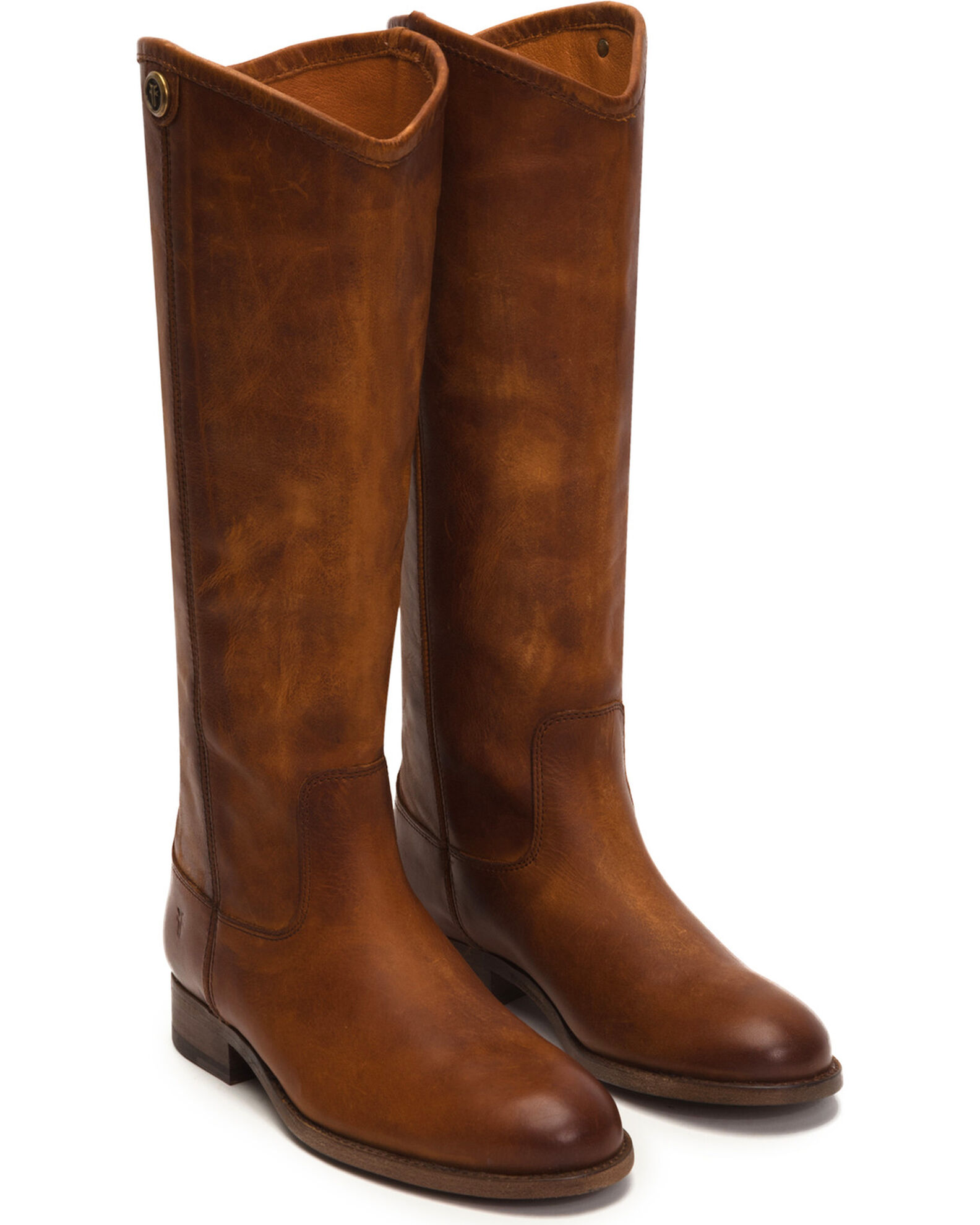 Frye Women s Melissa Button 2 Tall Boots Round Toe