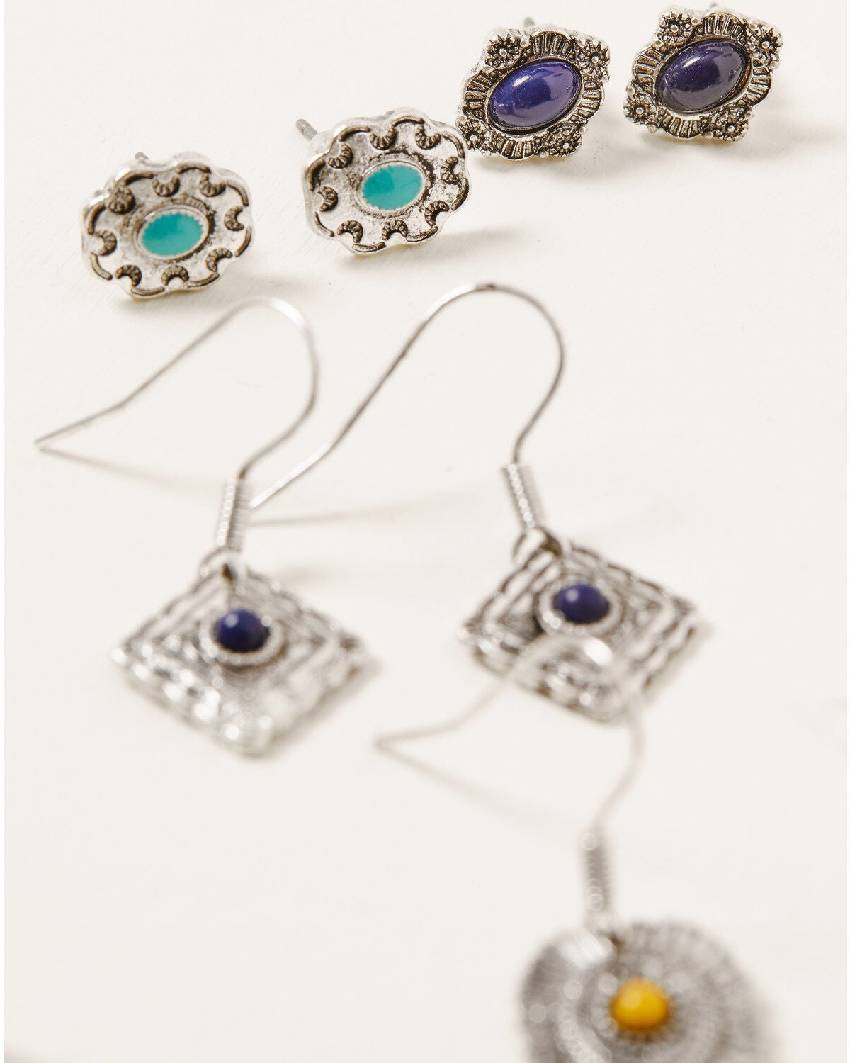 Image #3 - Shyanne Women's Summer Nights 6pc Concho Earring Set, Silver, hi-res