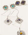 Image #3 - Shyanne Women's Summer Nights 6pc Concho Earring Set, Silver, hi-res